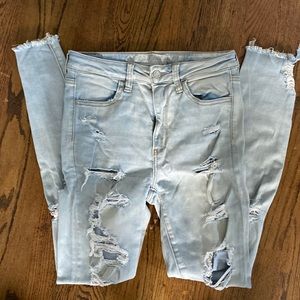 American Eagle Ripped Skinny Jeans